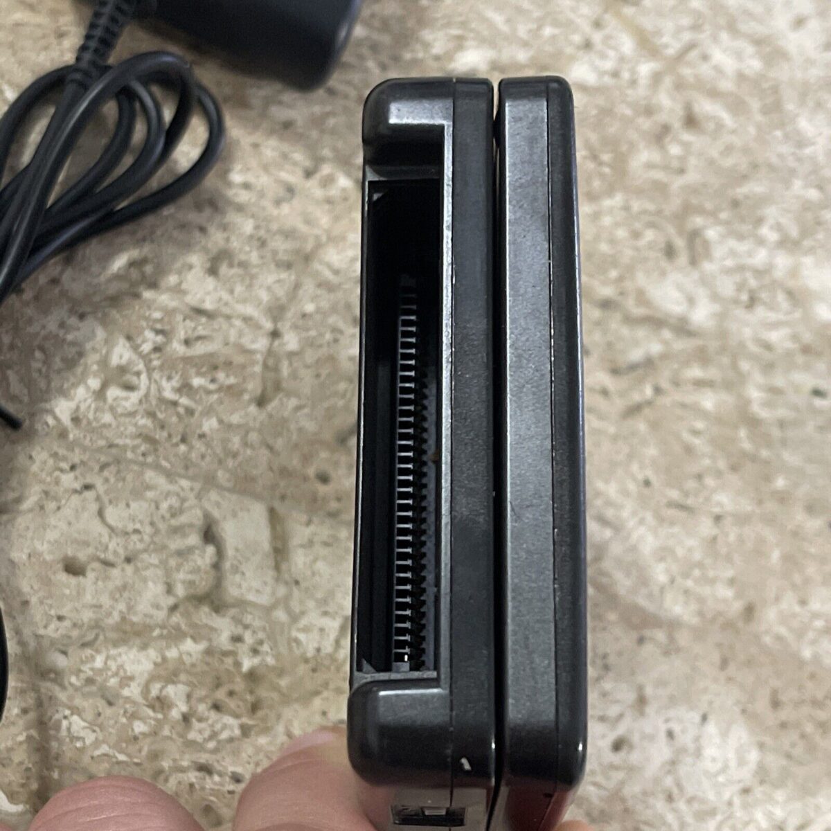 Nintendo Game Boy Advance SP AGS-001 Onyx Black w/ Charger Tested - Image 2