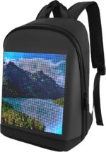 Smart LED Backpack with Mobile App Control | Customizable LED Screen | Trílex Fix