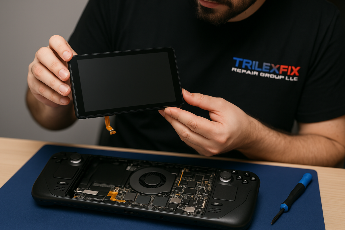 Steam Deck LCD Screen Assembly Repair - Image 1