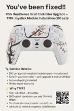 PS5 DualSense Scuf Controller Upgrade – TMR Joystick Module Installation