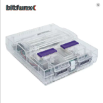 Bitfunx Transparent SNES Replacement Shell – US SFC Retro Console Case - Image 3