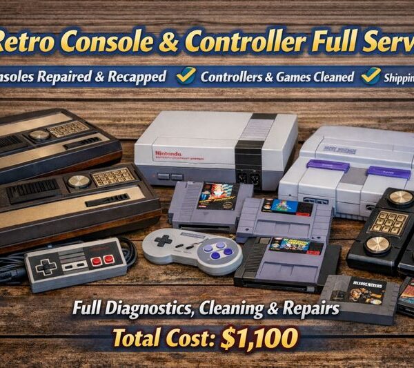 Chris Meaux – Retro Console & Controller Full Service