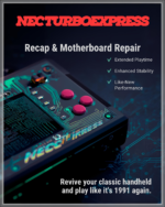 NEC TurboExpress Recap & Motherboard Repair – Pricing Breakdown